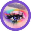 cosplay violet lenses, colored lenses, korean lenses, black ring violet lenses