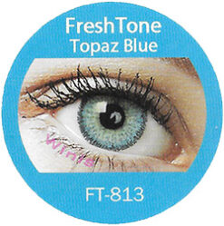 freshtone topaz blue cosmetic colored contact lenses
