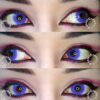 purple out crazy colored contact lenses
