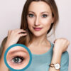 Freshtone blends aqua colored contact lenses cosmetic lens natural lenses korean