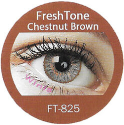 freshtone blends chestnut brown colored contact lenses