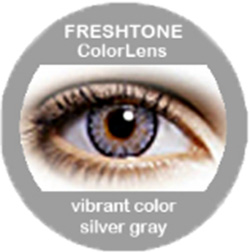 freshtone vibrant silver gray cosmetic colored contact lenses