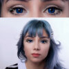 dolly blue V-209LB colored contact lenses by eos circle lenses big eyes dolly eyes