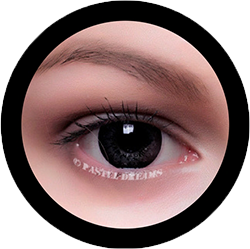 EOS g-325 mimi black colored lenses, colored contact lenses cosplay lenses, circle lenses, colored contacts, costume lenses