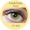 Super naturals ivory colored contact lenses by freshtone