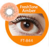 Super naturals amber colored contact lenses by freshtone