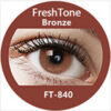 Super naturals bronze brown blue colored contact lenses by freshtone