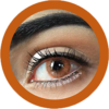 Freshtone super natural bronze contact lenses cosplay lenses, circle lenses, colored contacts, costume lenses