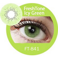 Super naturals icy green colored contact lenses by freshtone