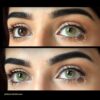 icy green freshtone super naturals colored contact lenses one tone natural model @damnsheknows