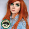 sassy girl 215 green colored contact lenses cosplay lenses, circle lenses, colored contacts, costume lenses