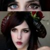 EOS Baron brown colored lenses, colored contact lenses cosplay lenses, circle lenses, colored contacts, costume lenses