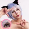 EOS pop 204 pink colored contact lenses cosplay lenses, circle lenses, colored contacts, costume lenses