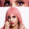 EOS pop 204 violet colored contact lenses cosplay lenses, circle lenses, colored contacts, costume lenses