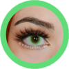 eos bubble green colored contact lenses cosplay lenses, circle lenses, colored contacts, costume lenses