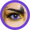 eos Bubble 101 Violet, purple colored contact lenses cosplay lenses, circle lenses, colored contacts, costume lenses