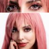 EOS New Adult 203 pink contact lenses, circle lenses,dolly eyes,cosplay, theatrical lenses, kawaii