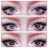 EOS Super Neon 209 brown colored contact lenses cosplay lenses, circle lenses, colored contacts, costume lenses
