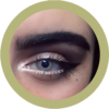 freshtone golden ash -brown ash cosmetic contact lenses, circle lenses, colored contacts