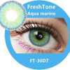 freshtone diva aqua marine blue cosmetic contact lenses, circle lenses, colored contacts