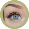 freshtone diva butter hazel cosmetic contact lenses, circle lenses, colored contacts