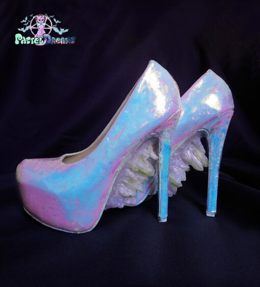 iridescent color shoes