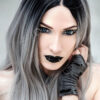 straight lace front silver wig for witchy or fashion looks