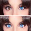 mc dull blue colored contact lenses natural hazel lenses, circle lenses, colored contacts, costume lenses, halloween contact lenses