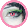 cosplay pink lenses, colored lenses, pink lenses, nezuko lenses